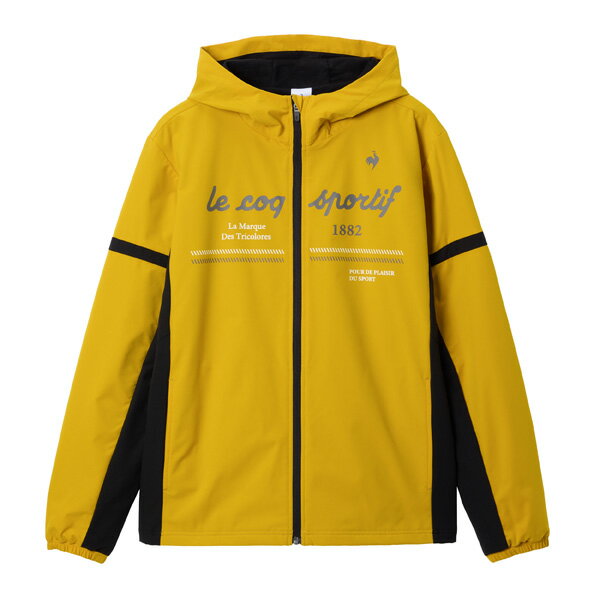 ルコックスポルティフ 裏起毛ウィンドブレーカージャケット （ LT5FWB30M-YL00 ）[ lecoq sportif MWJ メンズ ]25FW