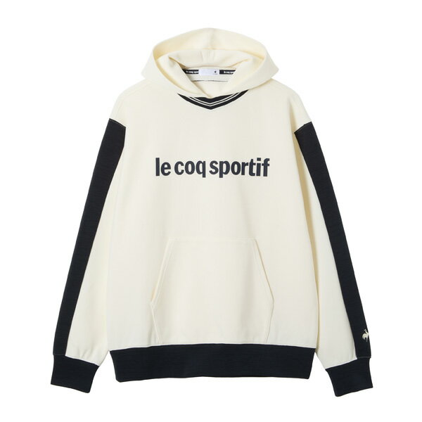 ルコックスポルティフ ハーフゲージニットフーディスウェット （ LU5FSW41M-WH01 ）[ lecoq sportif MSWS メンズ ]25FW
