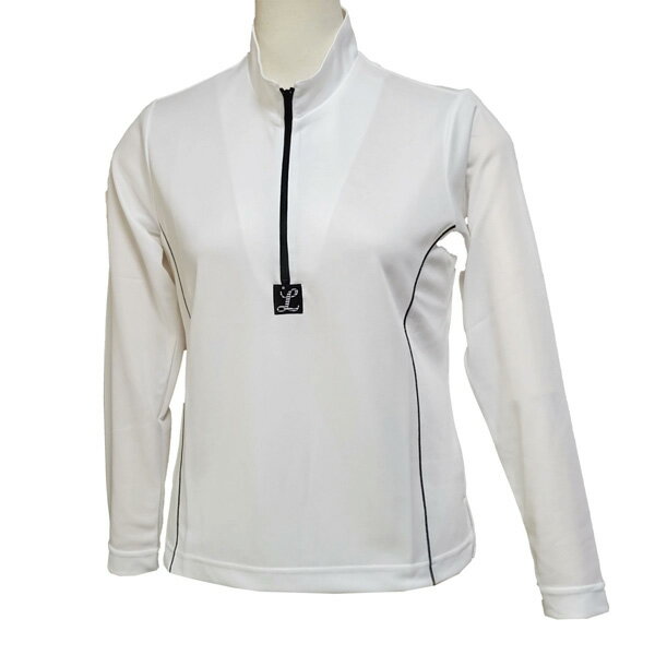 【SALE】ルフ ジップアップ長袖ポロ （ 342SHE-W ）[ Loeuf LS レディース ]25FW