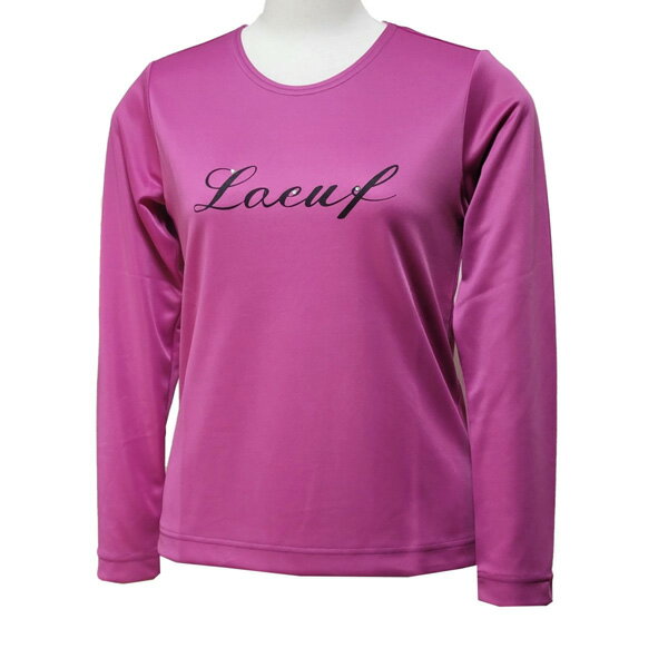 【SALE】ルフ ルフロゴプリント長袖Tシャツ （ 342TE-DP ）[ Loeuf LS レディース ]25FW