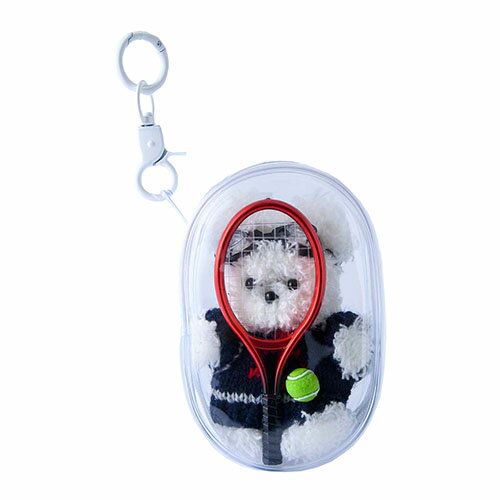 セントクリストファー くましゃんテニスチャーム （ STC-BEA4900-OW ）[ St.Christopher GAC アクセサリー ]25SS【メーカー取寄せ商品】