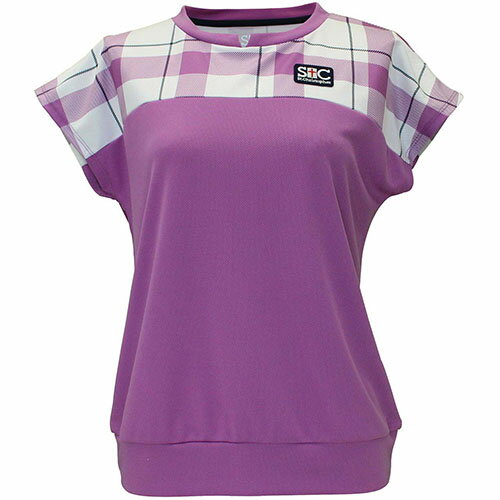 セントクリストファー ショルダーブロックチェックゲームシャツ （ STC-BEW2423-OC ）[ St.Christopher LS レディース ]25SS