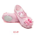 子供 バレエシューズ 子ども 布製 ピンク pink バレエ レオタード 前革 スプリット クロスタイプ キャンパス バレエ シューズ フラダンス フィットネス 花 可愛い 15.5/16/16.5/17/17.5/18/18.5/19/19.5/20/20.5/21/21.5/22/22.5/23/23.5/24cm