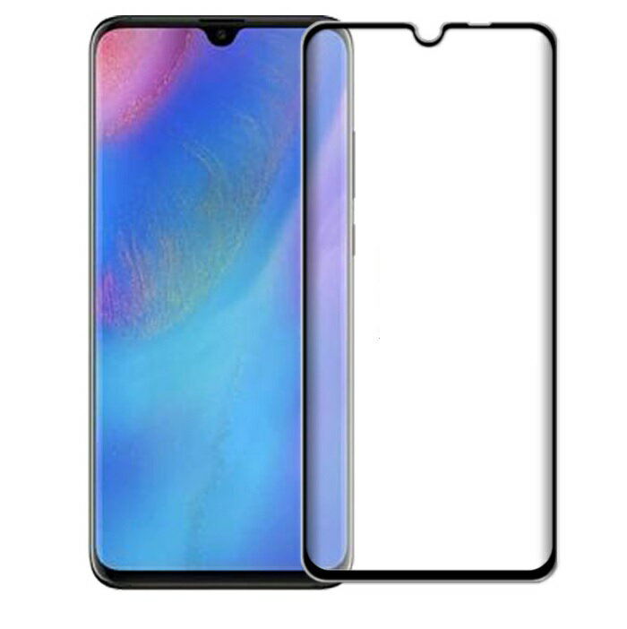 HW-02L docomo 全面保護フィルム huawei p30 pro ガラスフィルム p30pro 強化ガラス 9H p30 プロ ファーウェイ HW02L ドコモ 全画面保護 メール便 送料無料