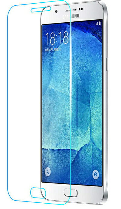 Galaxy A8 保護フィルム SCV32 au ガラスフィルム 強化ガラス ガラス フィルム 9H 液晶保護フィルム 日本製ガラス素材 2.5Dラウンドカット加工 強度9H 指紋防止 飛散防止 ハードコート メール便 送料無料