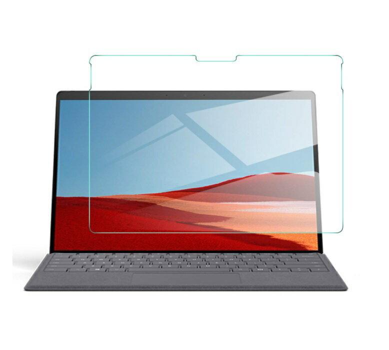 Microsoft Surface pro x 保護フィルム サーフェス prox ガラスフィルム フィルム サーフェス プロエックス 保護 ガラス 強化ガラス 9H