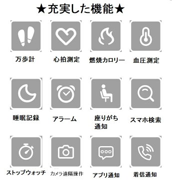 スマートウオッチ 腕時計 スポーツウオッチ 活動量計 心拍 血圧 歩数 日本語 着信通知 睡眠 アラーム IP68防水防塵 健康管理 時計 iphone対応 android対応 line対応 USB式 フィットネス スマートバンド スマートブレスレット スマート ウォッチ