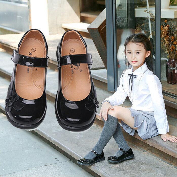 女の子 黒 フォーマル 靴 シューズ 女児 子供 フォーマル