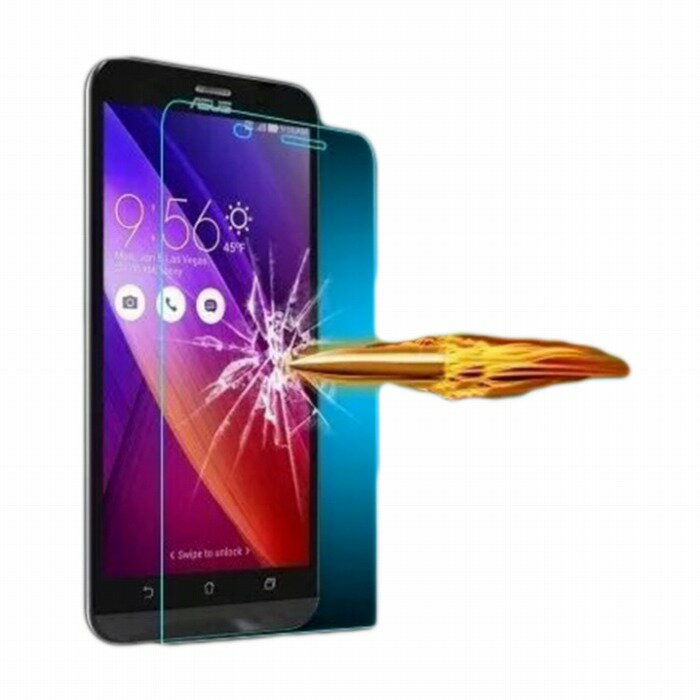 ZenFone 2 Laser 保護フィルム ZE500KL ガラスフィルム フィルム 保護 9H 液晶保護フィルム 強化ガラス メール便