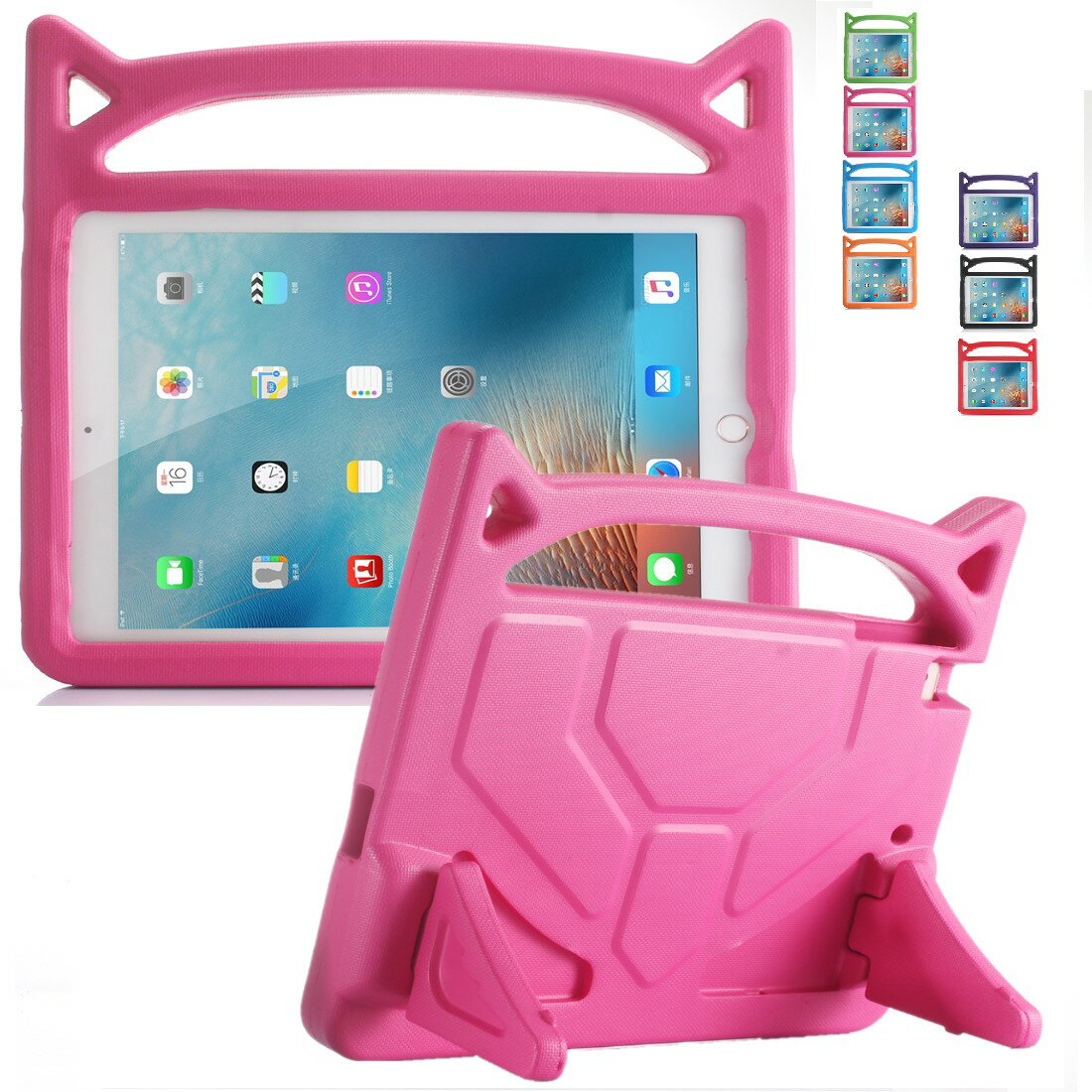 Amazon Fire Max 11 ケース EVA 耐衝撃 アマゾン ファイア マックス イレブン カバー 子供用 衝撃吸収 11インチ ハンドル付き 11inch スタンドケース スタンド Amazon互換 タブレットケース メール便