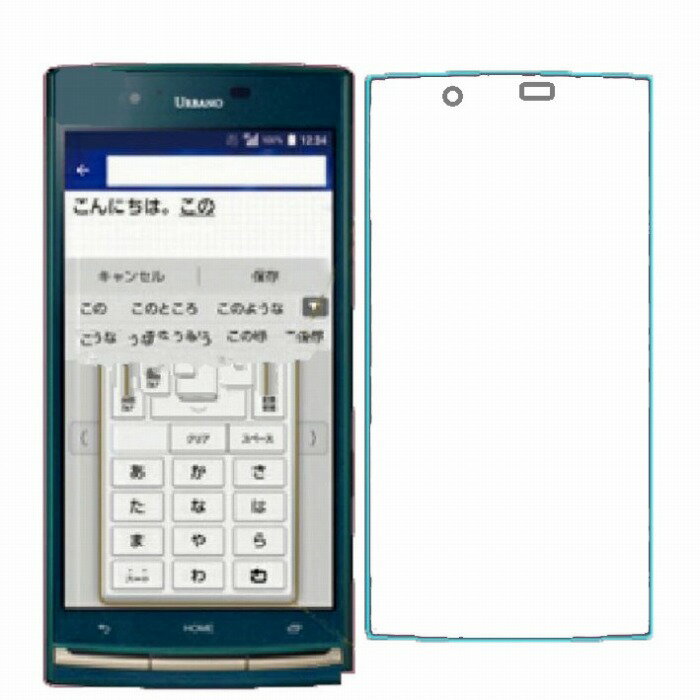 au 京セラ URBANO V02 保護フィルム kyocera ガラスフィルム フィルム 保護 ガラス 強化ガラス 9H 液晶保護フィルム 送料無料 メール便