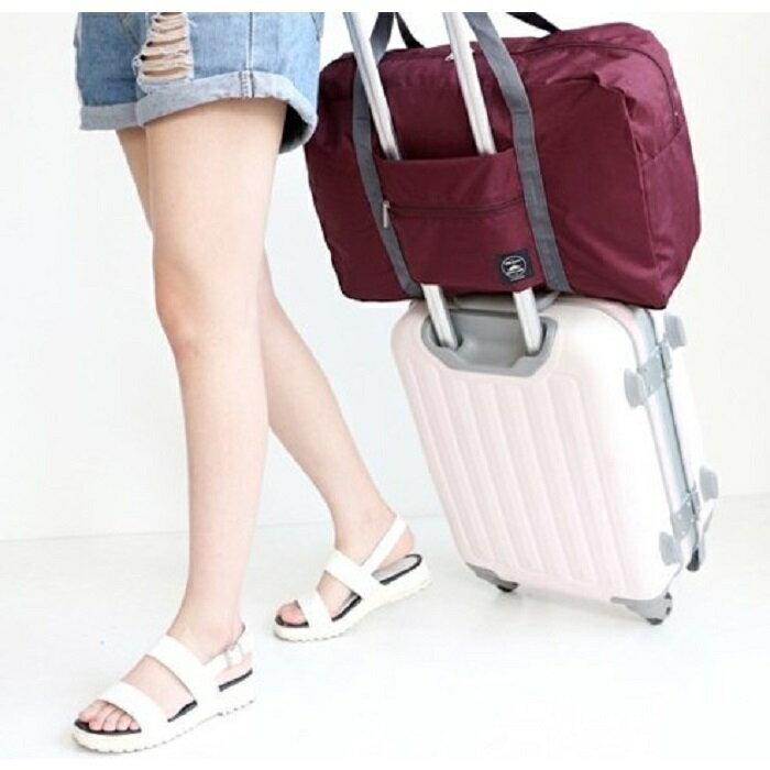 旅行バッグ 折りたたみ 収納バッグ エコバッグ 送料無料 旅行 軽量トラベルバッグ ボストンバッグ キャリーオンバッグ 買い物バッグ 折り畳み 防水 大容量 レディース メンズ 機内 ビジネス 出張 機内持ち込み ピンク 48x16x32cm