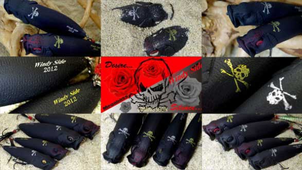 2014年 windyside x Megabass コラボレーションPOPX (ポップエックス) & POPMAX (ポップマックス)ドクロ (SILENCE & DESIRE) フルセット