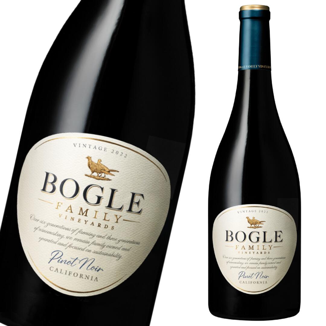 ボーグル・ファミリー・ヴィンヤーズ ピノノワール Bogle Family Vineyards Pinot Noir カリフォルニアワイン 赤ワイン 辛口