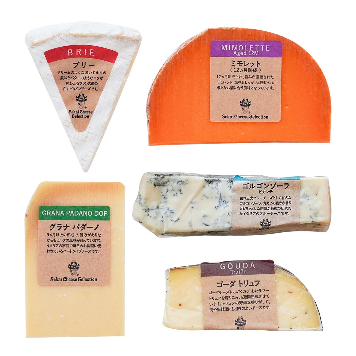 フィアーノ　『チーズ バラエティ5種セット』