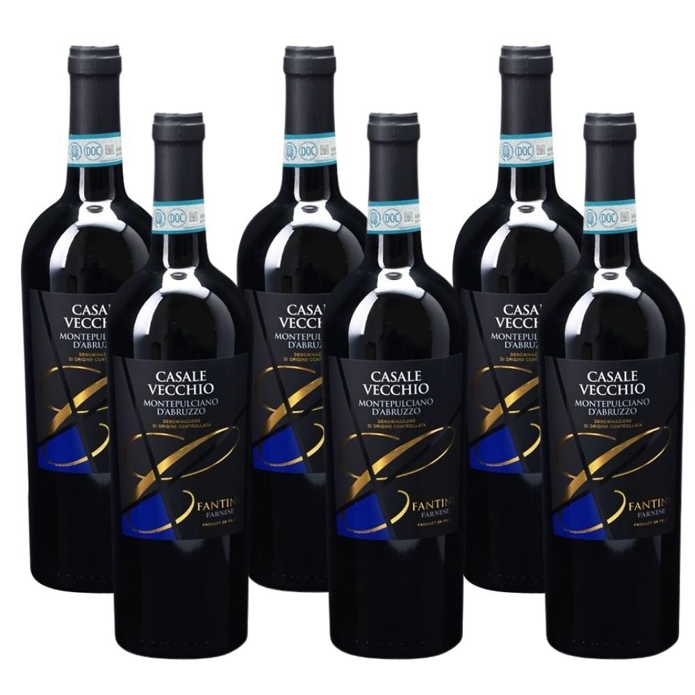 【まとめ買い】カサーレ ヴェッキオ モンテプルチャーノ ダブルッツォ 6本セット Casale Vecchio Montepulciano d’Abruzzo