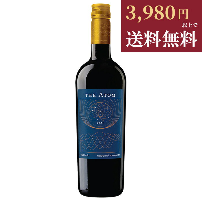 ジ アトム カベルネ ソーヴィニヨン カリフォルニア 2024 750ml The Atom Cabernet Sauvignon 赤ワイン フルボディ ブレッド＆バター好きにおすすめ 樽香