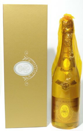 ルイ・ロデレールクリスタル・ブリュット2007箱入り【送料無料】