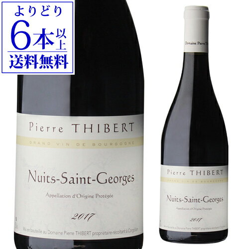 【P10倍】ニュイ サン ジョルジュ 2017ドメーヌ ピエール ティベール 750mlフランス ブルゴーニュ コート ド ニュイ 辛口 ピノ ノワール 赤ワイン 【よりどり6本以上送料無料】浜運Pアップ期間：7/4 20:00～11 1:59までのサムネイル