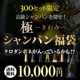 【12/1限定 1,000円OFFクーポン】【送料無料】超高級シャンパンを探せ！ 極のシャンパーニュ福袋“トゥルベ！トレゾール！” クロダンボネが入っているかも!?【先着300本限り】[クリュッグ　クロダンボネ][サロン][セロス][シャンパン福袋]