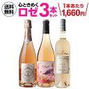 1本当たり1,660 円(税込) 送料無料 魅惑のロゼワイン 3本セット 750ml 3本入ロゼ ワインセット 浜運 母の日 父の日 ギフト