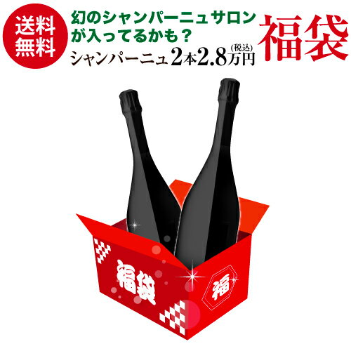 【800円OFFクーポン 12/1〜2　9:59まで】【送料無料 1本/14,000円】 【300セット限定】 シャンパン シャンパン福袋 2本セット 幻のシャンパーニュ サロン が入ってるかも シャンパン クリュッグ ドンペリ Wくじ