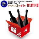 【1,000円クーポン使える】送料無料 242,000円(税込)相当が入って122,222円(税込)！ シャンパン2本と赤ワイン1本 合計3本 111,111円(税別)福袋 2023年 シャンパーニュ 赤ワイン 辛口 ワイン福袋 ワインセット 虎