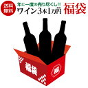 送料無料 ワイン3本 1万円(税別) 決算 福袋赤1本 白2本ワイン福袋 辛口 赤ワイン 白ワイン 浜運