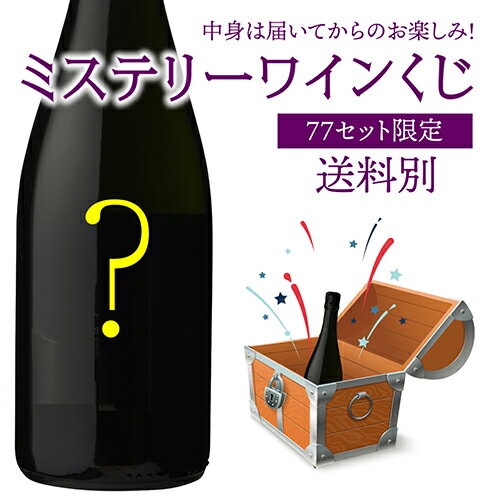【送料別】何が当たるかお楽しみ！ ミステリーワインくじ【先着77セット限定】赤ワイン 白ワイン スパークリングワイン シャンパン シャンパーニュWくじ 福袋 虎のサムネイル