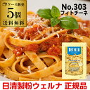 【1個あたり600円】送料無料 パスタ ディチェコ No.303 フィトチーネ 250g 5袋 フェットチーネ フィットチーネ 日清ウェルナ 日清 DECECCO 長S