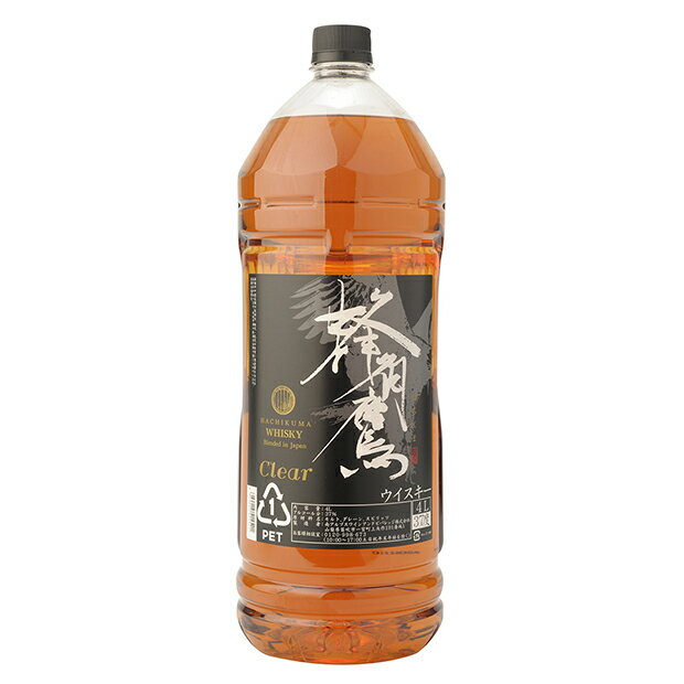 【1000円OFFクーポン配布中！】国産ウイスキー 蜂角鷹 クリア 4L