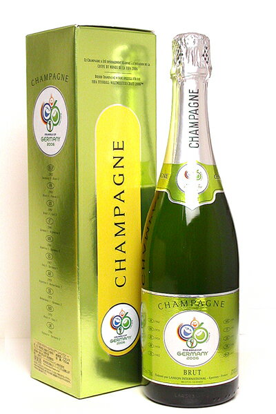 送料込】 2006 FIFA ワールドカップ シャンパン 750ml 【送料無料