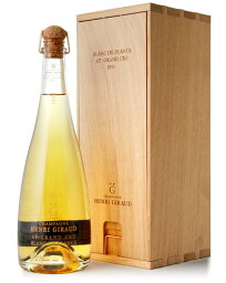 正規 木箱入り アンリ ジロー ブラン ド ブラン [ 2011 ] ( 泡 白 ) シャンパン シャンパーニュ（ワイン(=750ml)4 本と同梱可）