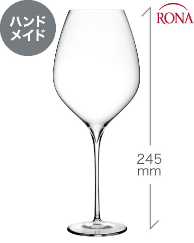 ロナ RONA リンクス ワイングラス 600ml1脚 (ワイングラス リンクス LYNX) (1脚につき、ワイン(=750ml)11本と同梱可)[S]のサムネイル