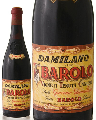 バローロ ヴィネーティ テヌータ カヌビオ [ 1964 ]ダミラーノ 720ml ( 赤ワイン )[S]