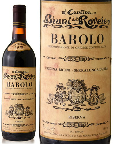 INFORMATION NameBarolo Riserva Cantina Bruni del Rovere ブドウ品種ネッビオーロ 生産者名ブルーニ デル ロヴェーレ 産地イタリア／ピエモンテ／バローロ RegionItaly／Piemonte／Barolo 内容量750ml WA−／Issue − WS−／Issue − ※WA : Wine Advocate Rating ※WS : Wine Spectator Rating ★冷暗所での保管をお勧めします。