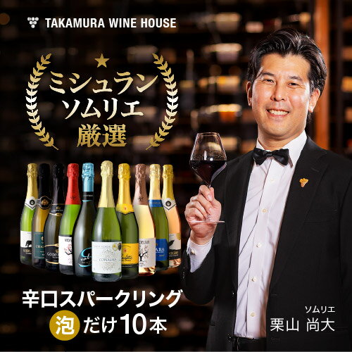 送料無料 第81弾 金賞入り！ 超お値打ち 10本 辛口 スパークリングワイン セット (追加2本同梱可) 飲み比べ デイリーワイン ワインセット [T]