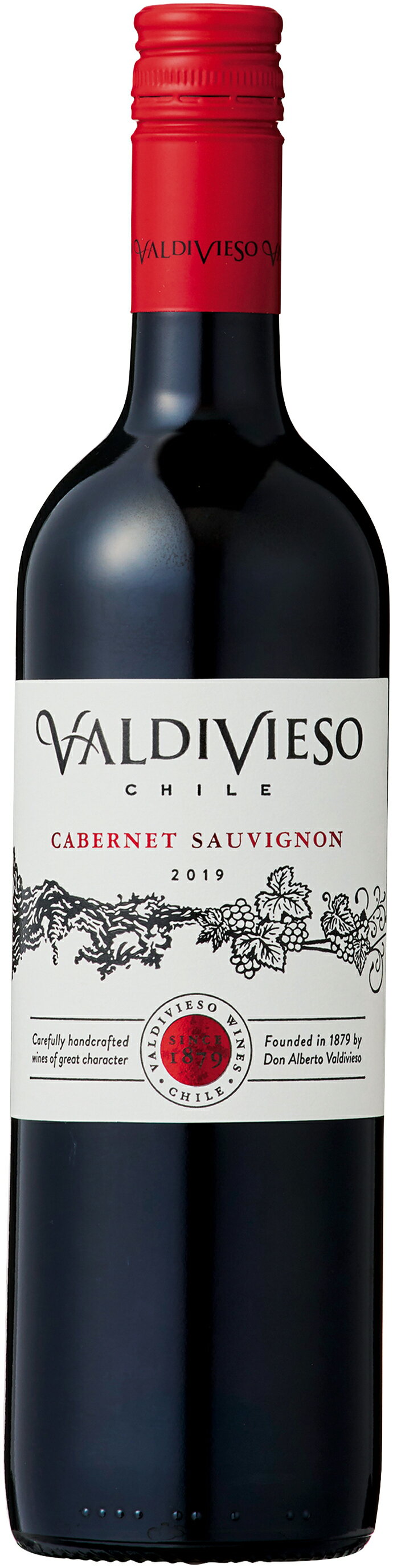 ワイナリー名 Vina Valdivieso バルディビエソ ワイン名 Valdivieso Cabernet Sauvignon バルディビエソ カベルネ・ソーヴィニヨン 容量 / 750ml 原産国 チリ 地　方 セントラル・ヴァレー 品種 カベルネ・ソーヴィニヨン 100% 熟成 　　タンクにて9ヶ月熟成 ALC度数 13.50 % 種類 赤ワイン 味わい フルボディ 飲み頃温度 16℃ コメント テロワールにこだわり高品質なワインをう み出す1879年創業のワイナリー。ピュアな 果実味とリッチなベリー系のアロマ。甘い スパイス、コーヒー香を持つ綺麗なスタイ ルの赤ワイン。 ビンテージについて 販売途中で、画像のVTから 最新のVTにかわる場合ござ います。お気軽にお問い合 わせ下さいませ。 チリの魅力、テロワールを語る造り手 南北4300kmにも及ぶ国土を誇る一大産地チリ。山々、砂漠、海と周囲を取り囲まれた特異な環境のため、世界のワイン生産者の天敵である害虫、フィロキセラの被害も無く、太陽の恵み、海・山・手付かずの自然と恵まれた土壌環境から世界屈指のワイン産地として注目を集めています。バルディビエソではこの利点を生かし、更にそれぞれのブドウに最も適した産地を厳選、チリらしさと目指すべきワインを求めブドウを栽培しています。 チリプレミアムワインの造り手としての顔 100年以上の月日をかけて培った歴史と伝統は、スパークリング　ワインの枠に留まらず1980年代からチリの偉大なテロワールを反映させた上質なプレミアムワインの生産するようになりました。醸造所では「全ては畑から」と、ブドウ栽培に拘こだわり、こだわりの自社畑以外にも自社が提唱する栽培方法を実践した農家と長期契約を結び、高品質のブドウのみを使います。そして、この上質なブドウから造られる果実の旨み、テロワールが見事に表現されたワインで数々の賞を受賞してきました。 【ワイン通販】【通販ワイン】【楽天　ワイン】 【赤S】【飲み比べS】【楽天 通販　販売】 【白S】【送料無料S】【飲み比べS】 【贈り物】【ギフトラッピング可能】 【記念品】【記念】【厳選】【高級】 【お祝い】【引き出物】【結婚記念日】 【誕生祝 バースデー】【誕生日プレゼント】 【wineset】【のみくらべ】【グラスワイン】 【ネット販売】【6set】【セットワイン】 【白S】【送料無料S】【飲み比べS】 【世界のワイン館　玉川屋】【6本まとめてお買い得】 【赤S】【白S】【送料無料S】【デイリー】 【まとめ買いでお得】【まとめ買いがお得】【12本まとめてお買い得】 【楽天 通販 販売】【まとめ買い 業務用にも！】　チリ最高峰のスパークリングワイン生産者　 1879年、アルベルト・バルディビエソ氏により設立され、南アメリカで最初にスパークリングワインを生産した家族経営のワイナリー。現在では、国内スパークリングワイン市場でそのシェアを65%にまでに伸ばし、品質・生産量ともにトップ生産者としての地位を確立しています。 設立者であるアルベルト・バルディビエソ氏は裕福な家系の出身で、社交界でも多くの有名人と親交を深めていた人物でした。ヨーロッパを何度も旅し、殊にパリに長く滞在した経験の持ち主で、そこで学んだ醸造学の技術と理論、とりわけ強い関心を抱いていたシャンパーニュの技術を、故郷のチリで実践したいと考えるようになりました。チリに帰国後、家族経営の小さなワイナリーを買収、近代的な設備を整え、高品質なワインの生産を目指しました。フランスから苗木も取り寄せましたが、その中にはチリで最初に植えられたシャルドネも含まれていました。バルディビエソのスパークリングワインはチリの社交界ですぐさま注目を集め、現在のトップシェアを築く礎となったのです。 1980年代には、チリの偉大なテロワールを反映させた上質なスティルワインの生産を開始。100年以上の月日をかけて培った歴史と伝統は今やスパークリングワインの枠に留まらず、スティルワイン、スパークリングワインのいずれのカテゴリーにおいても、世界基準のワインを生み出すワイナリーとして数々の賞を受賞し、多くのテイスターや消費者に認められるようになっています。 アルベルト・バルディビエソ氏とその一家