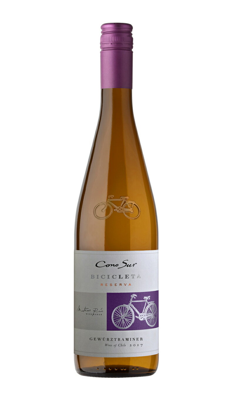 コノスル　ゲヴュルツトラミネール　ビシクレタ　レゼルバ（英）Cono Sur Gewurztraminer Bicicleta Reserva　750ml チリワイン 飲み比べ