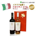 化粧箱入り 【全品P2倍★本日限り】　【送料無料】金賞入り!イタリア 赤白ワインセット 750ml【神の雫】【2本組セット 】 　ギフト 母の日 金賞 750ML おすすめ