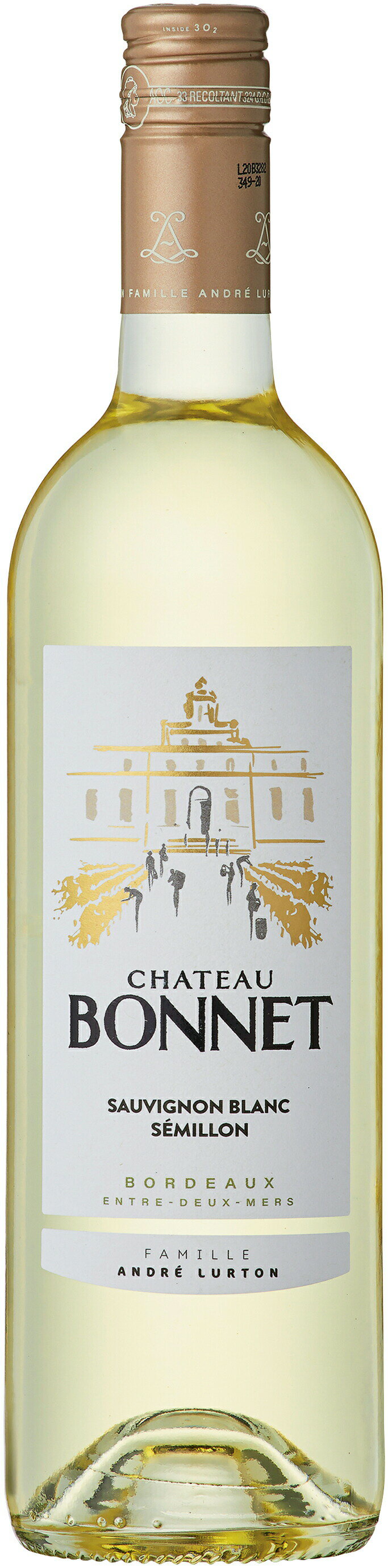 【全品P2倍★本日限り】　【送料無料】シャトーボネ・ブラン3本セット Chateau Bonnet Blanc フランスワイン/ボルドー/白ワイン/辛口/750ml×3 　ギフト 父の日 金賞 750ML おすすめ