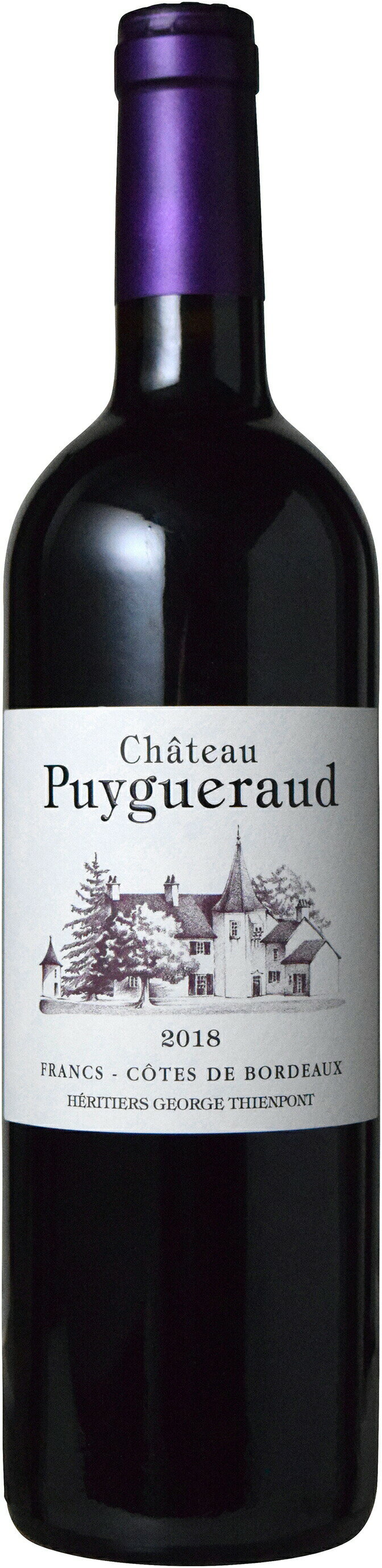 【全品最大P10倍★本日限り】　　シャトー ピュイグロー 2018 750ml 赤ワイン Chateau Puygueraud wine ギフト ワインセット ワイン 飲み比べ お正月 手土産 新年 新春 初売 年賀 成人祝 お祝い　　　ギフト 父の日 金賞 750ML おすすめ