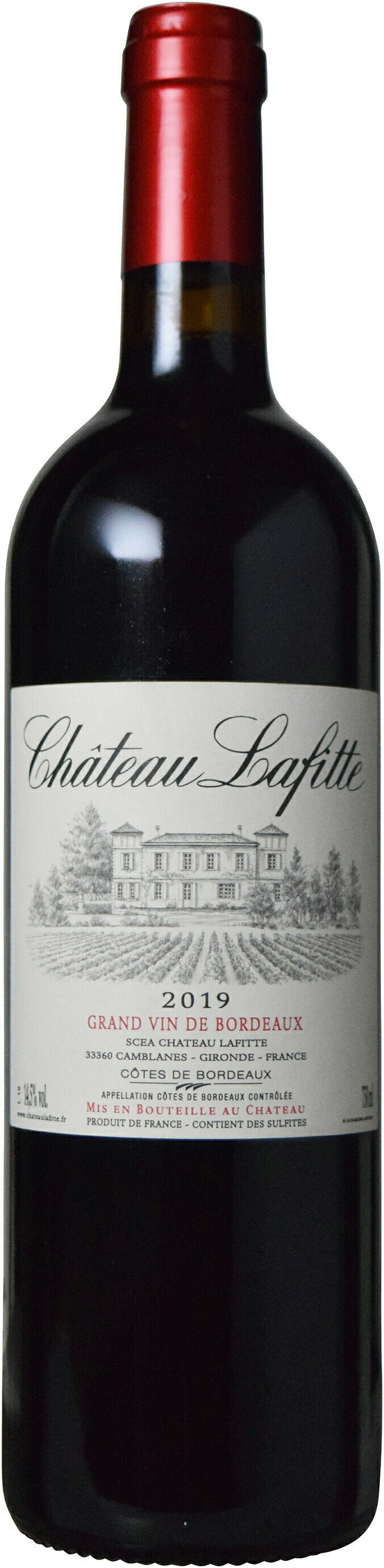 　シャトーラフィット2019 赤ワイン 辛口 750ml フルボディフランス ボルドー 赤ワイン Chateau Lafitte シャトー・ラフィット 2019 　ギフト 母の日 金賞 750ML おすすめ