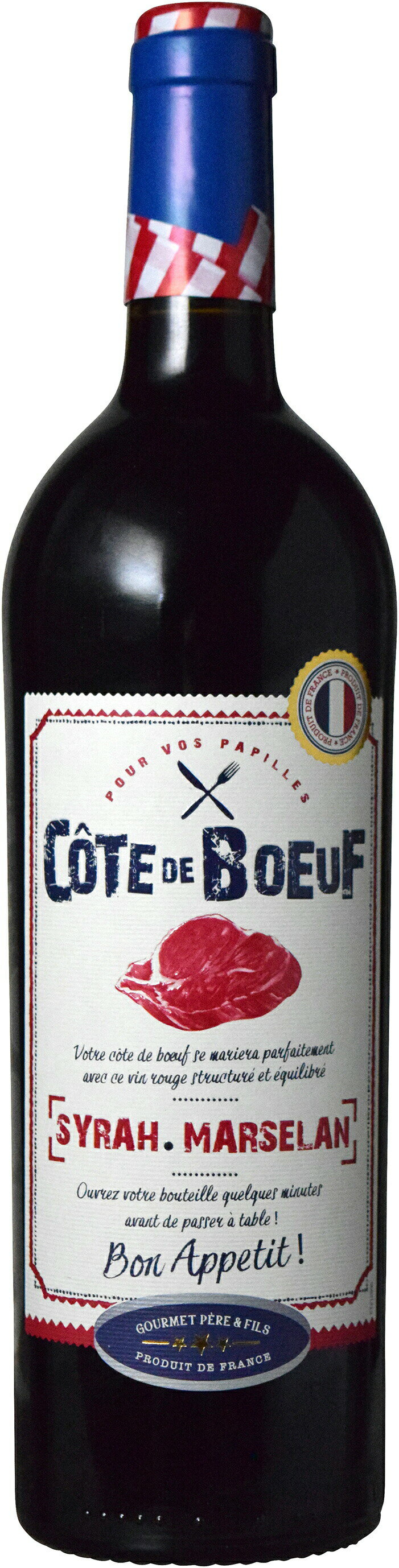 　コートドブッフ2021 Les Grands Chais de France レ・グラン・シェ・ド・フランス 750ml 赤ワイン　ギフト 父の日 金賞 750ML おすすめ