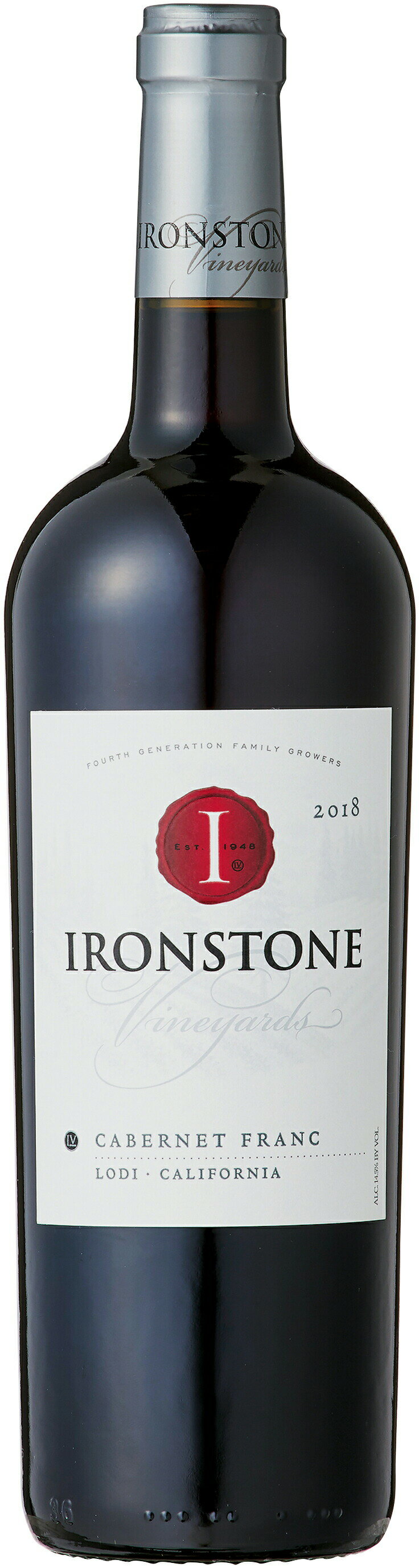 【全品P2倍★本日限り】 アイアンストーン カベルネフラン 赤ワイン　750m　オーク樽9か月熟成　IRONSTONE Cabernet Franc 現行ヴィンテージでお届けギフト 父の日 金賞 750ML おすすめ