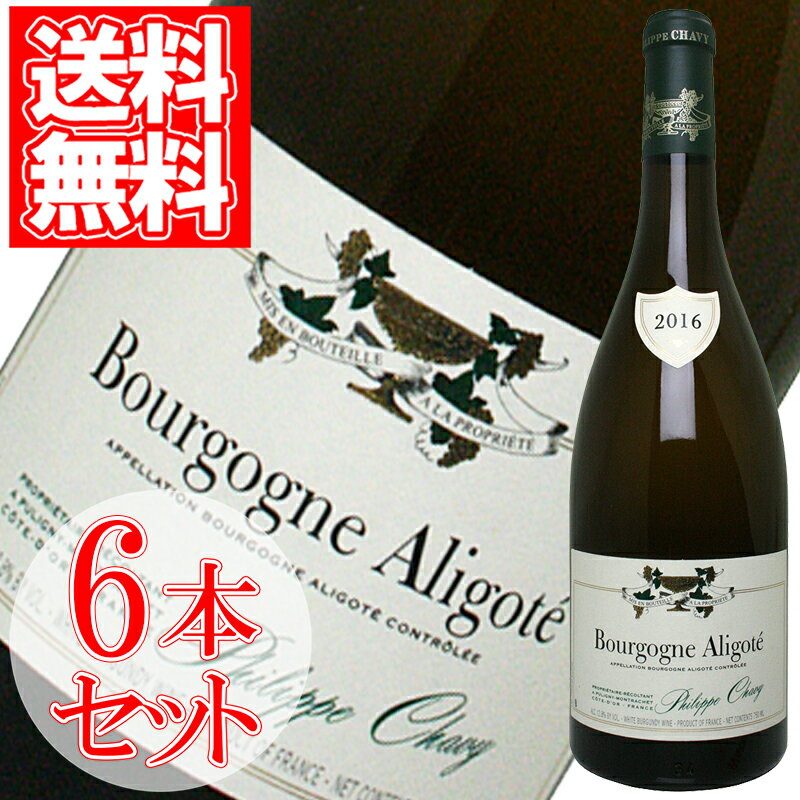 ブルゴーニュ・アリゴテ フィリップ・シャヴィ 2021 6本セット 750ml ブルゴーニュ 白ワイン 辛口 家飲み 宅飲み wine wain Bourgogne Aligote プレゼント ギフト 父の日 1