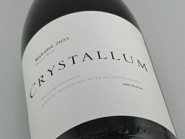 クリスタルム / マバベル・ピノ・ノワール [2023]【赤ワイン】のサムネイル