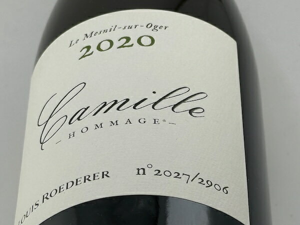 ルイ・ロデレール / コトー・シャンプノワ・オマージュ・ア・カミーユ [2020]【白ワイン】