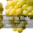 シャンパン、ブラン・ド・ブラン飲み比べ3本セット【ワインセット】