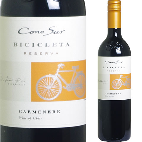 【コノスルよりどり6本以上で送料無料対象商品】コノスル ビシクレタ レゼルバ カルメネール【ラベルデザインが変更になる場合があります】チリワイン